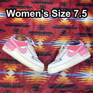 Nike Air Force 1 AF1 Sail Sea Coral Women’s 7.5 Platform Shoes DV7449-101 Pink